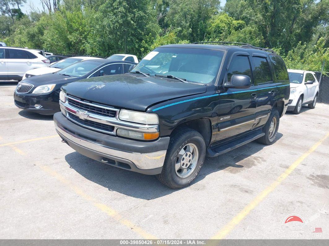 1GNEK13T71R212961 2001 CHEVROLET TAHOE photo no. 2
