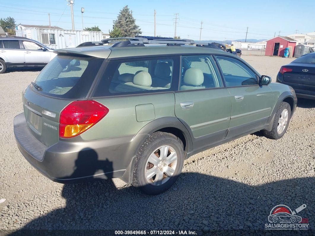 4S4BP62C956305978 2005 SUBARU LEGACY photo no. 4