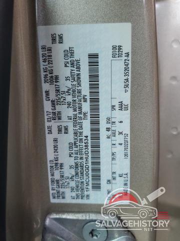 1FMCU0GD1HUD38534 2017 FORD ESCAPE photo no. 13