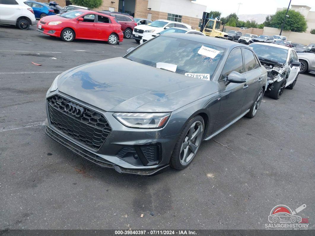 WAUEAAF45MA017604 2021 AUDI A4 photo no. 2
