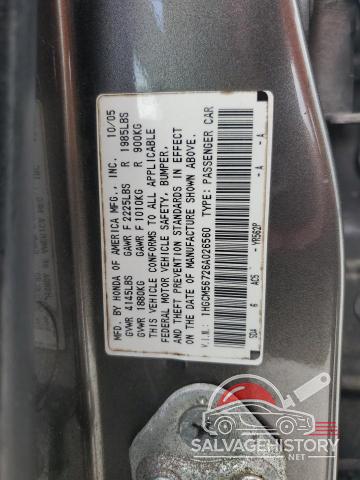 1HGCM56726A026560 2006 HONDA ACCORD photo no. 12