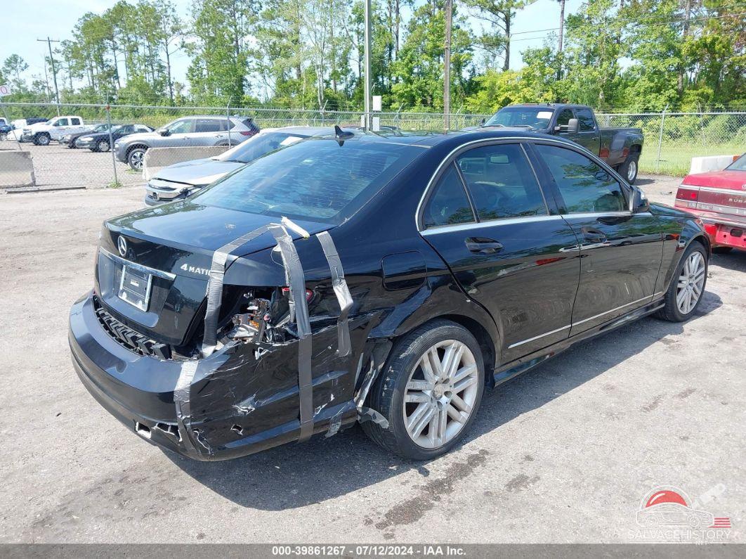 WDDGF81X78F150094 2008 MERCEDES-BENZ C 300 photo no. 4