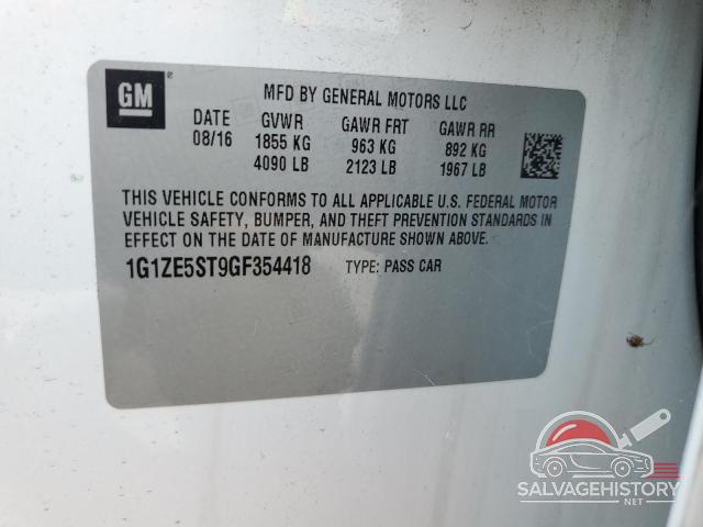1G1ZE5ST9GF354418 2016 CHEVROLET MALIBU photo no. 12