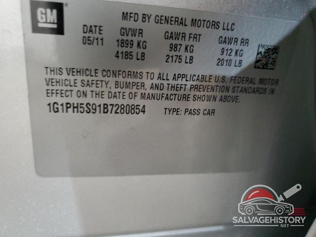 1G1PH5S91B7280854 2011 CHEVROLET CRUZE photo no. 13