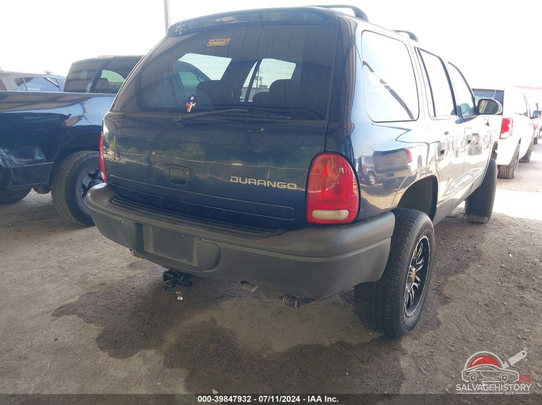 1D4HS38Z83F598022 2003 DODGE DURANGO photo no. 4