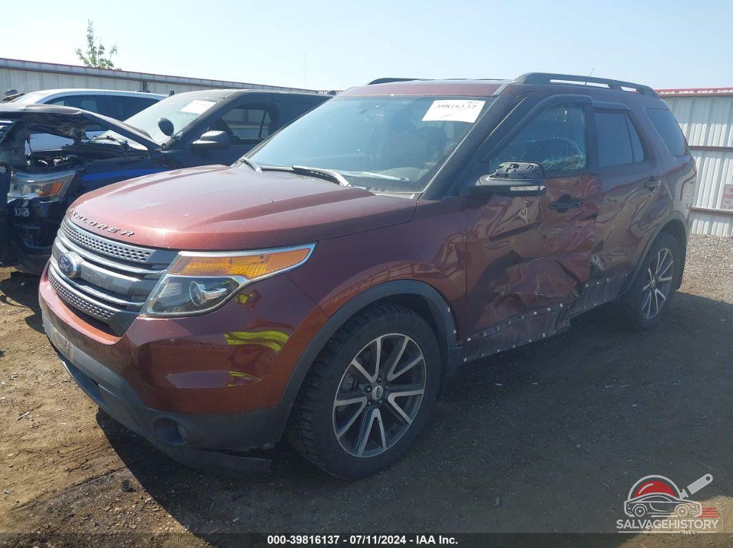 1FM5K8D89FGB04108 2015 FORD EXPLORER photo no. 2