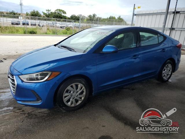 KMHD74LF0HU421981 2017 HYUNDAI ELANTRA photo no. 4