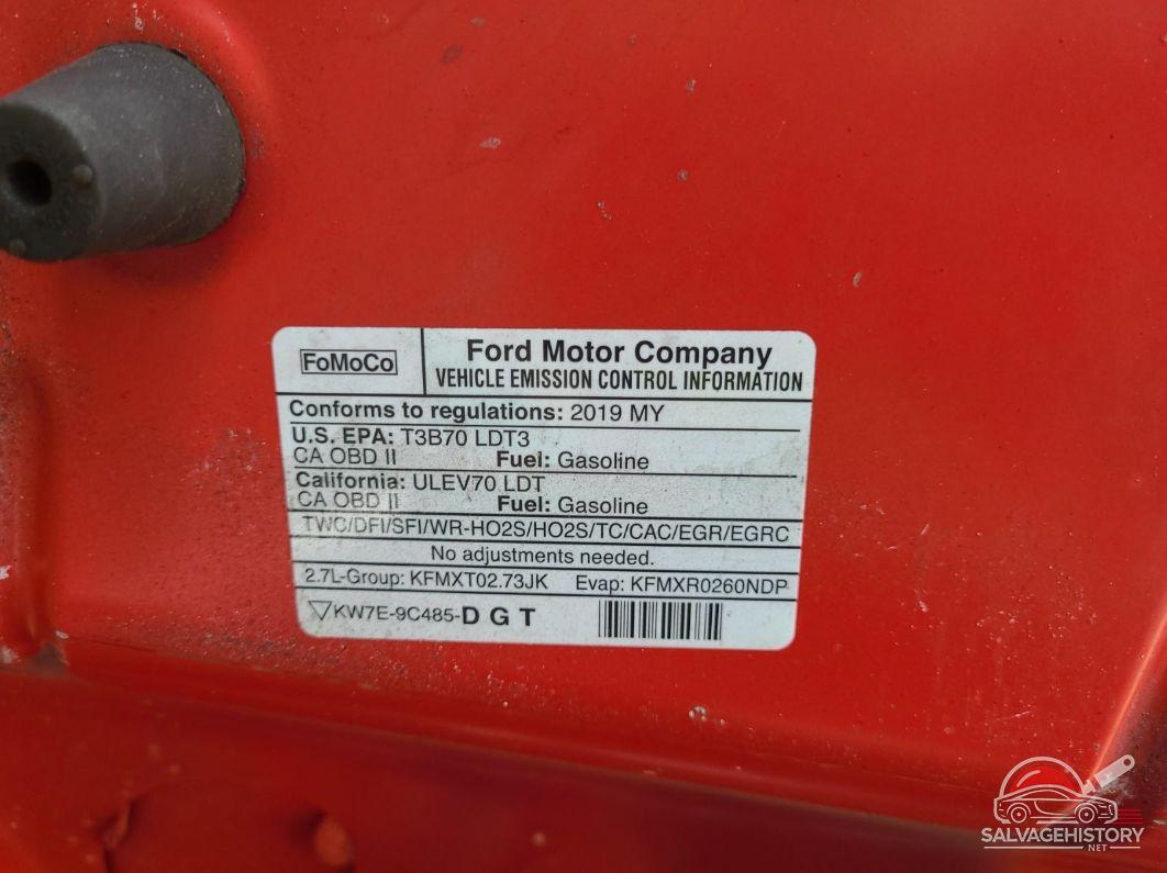 1FTEW1EP8KFA50256 2019 FORD F-150 photo no. 2