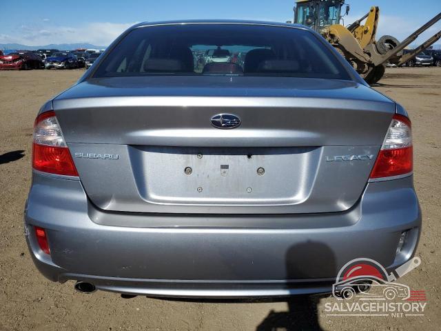 4S3BL616487225028 2008 SUBARU LEGACY photo no. 6