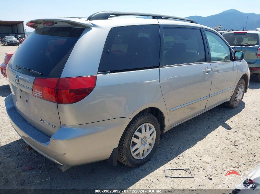 5TDZA23C95S374651 2005 TOYOTA SIENNA photo no. 4