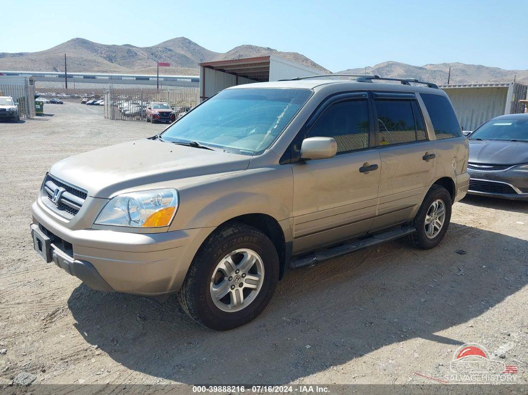 2HKYF185X4H615803 2004 HONDA PILOT photo no. 2