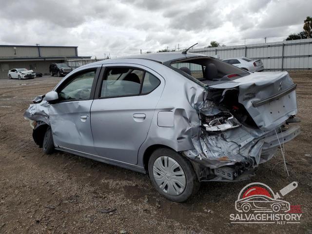 ML32F3FJ1KHF16838 2019 MITSUBISHI MIRAGE photo no. 2