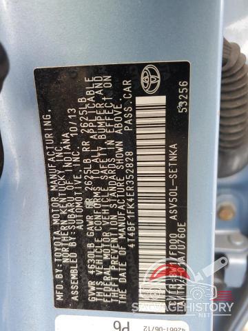 4T4BF1FK4ER352828 2014 TOYOTA CAMRY photo no. 12