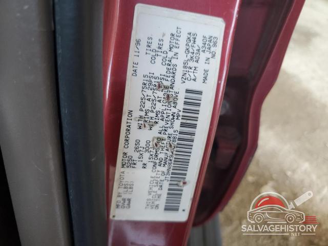 JT3HN86R9V0078815 1997 TOYOTA 4RUNNER photo no. 13