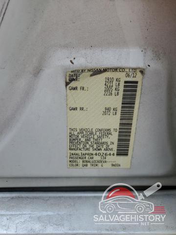 1N4AL3AP4DN402644 2013 NISSAN ALTIMA photo no. 12