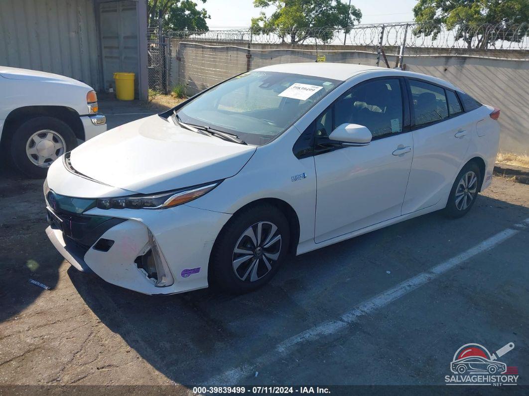 JTDKARFP7K3109698 2019 TOYOTA PRIUS PRIME photo no. 2