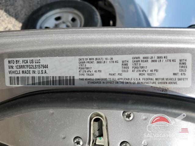 1C6RR7FG2LS157944 2020 RAM 1500 photo no. 12