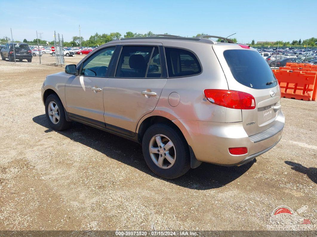 5NMSG13D47H040827 2007 HYUNDAI SANTA FE photo no. 3