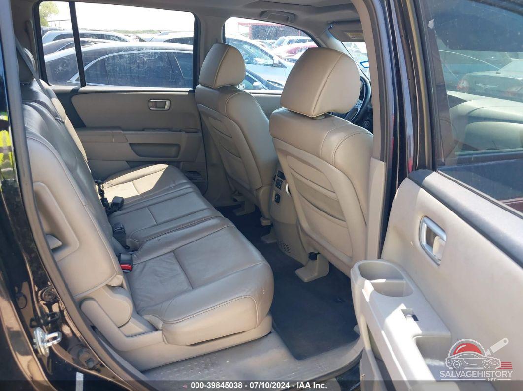5FNYF3H54BB040525 2011 HONDA PILOT photo no. 8