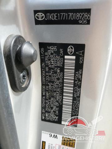 JTKDE177170189286 2007 TOYOTA SCION photo no. 12
