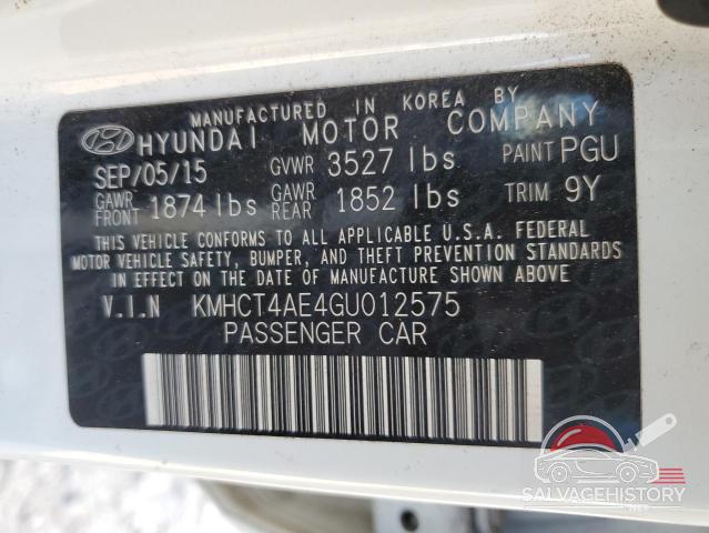 KMHCT4AE4GU012575 2016 HYUNDAI ACCENT photo no. 13