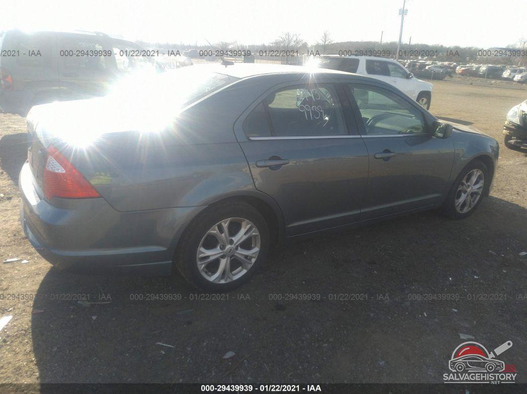 3FAHP0HA9CR148816 2012 FORD FUSION photo no. 4