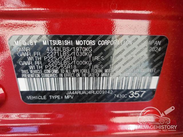 JA4ARUAU4RU009142 2024 MITSUBISHI OUTLANDER photo no. 14