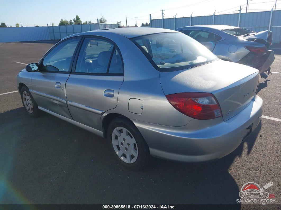 KNADC123026195374 2002 KIA RIO photo no. 3