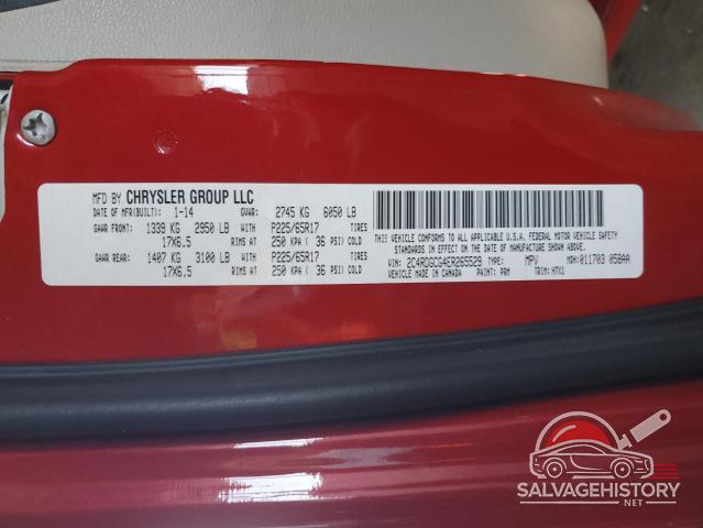 2C4RDGCG4ER265529 2014 DODGE CARAVAN photo no. 13