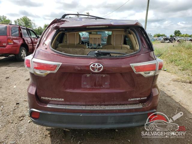 5TDDKRFH8GS251479 2016 TOYOTA HIGHLANDER photo no. 6
