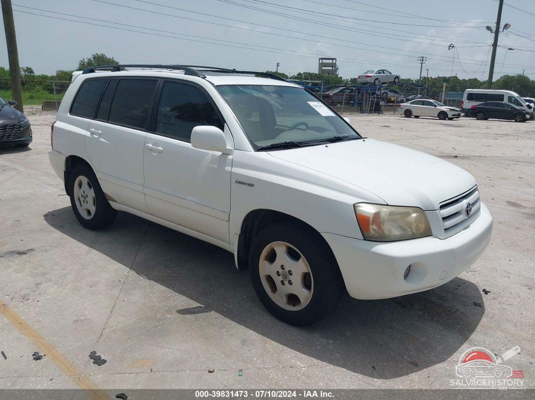 JTEDP21A150070559 2005 TOYOTA HIGHLANDER photo no. 7