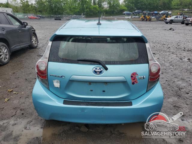 JTDKDTB34C1028730 2012 TOYOTA PRIUS photo no. 6