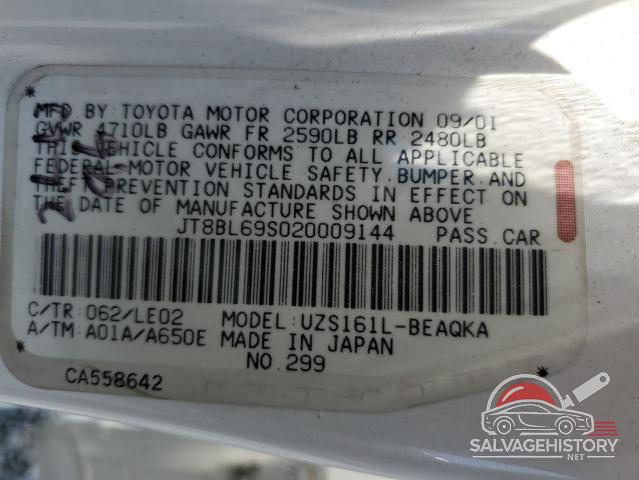 JT8BL69S020009144 2002 LEXUS GS430 photo no. 13