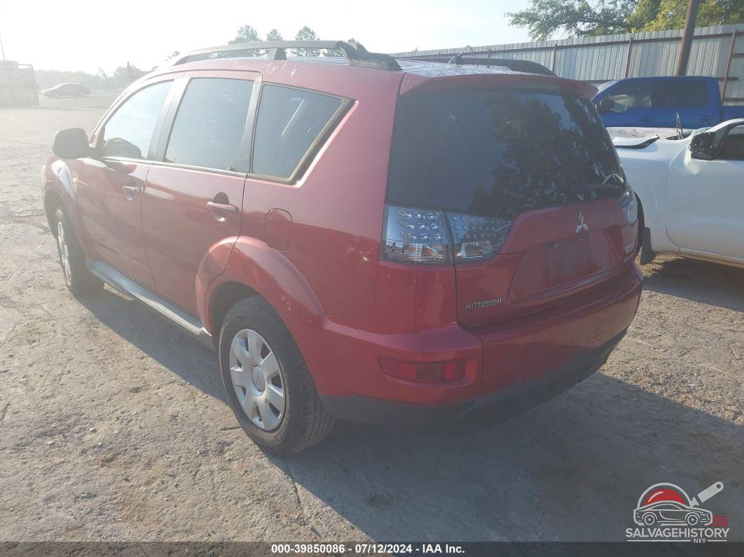 JA4AS2AW8BU022069 2011 MITSUBISHI OUTLANDER photo no. 3