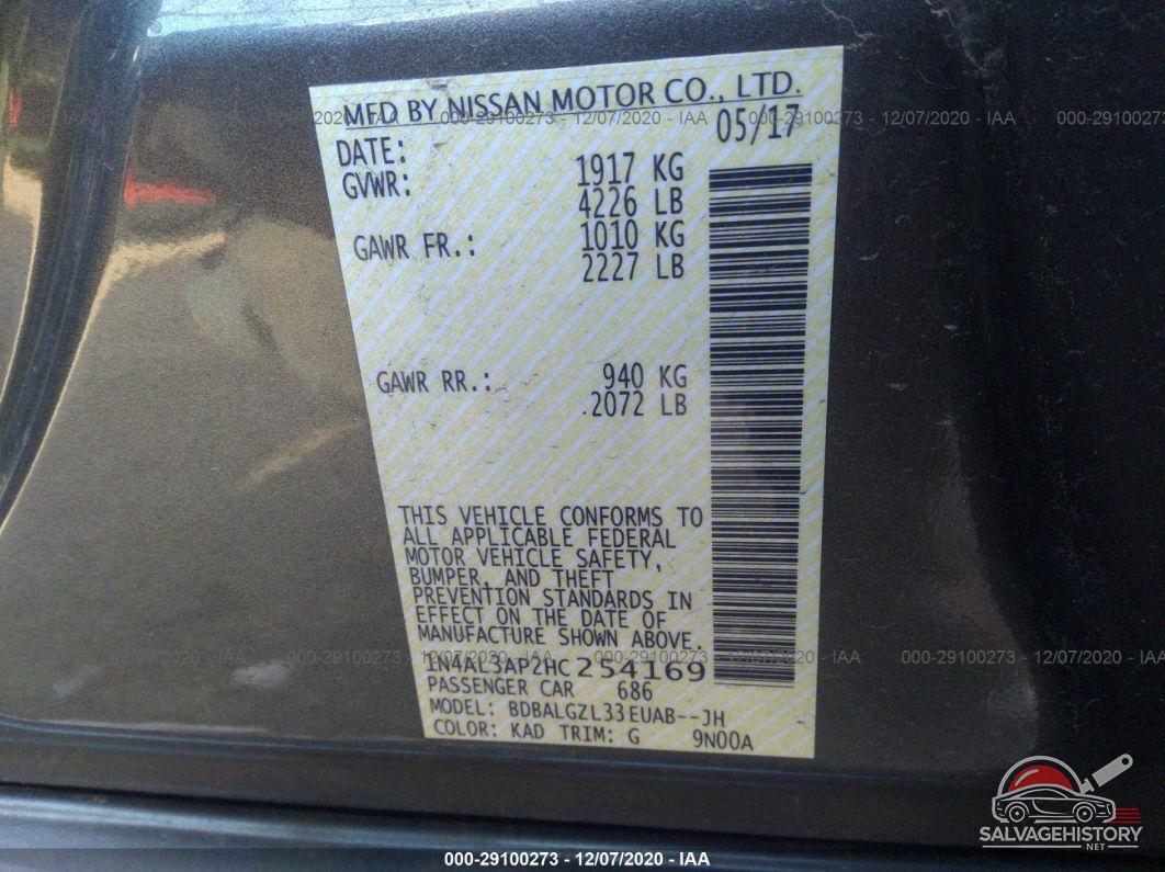 1N4AL3AP2HC254169 2017 NISSAN ALTIMA photo no. 9