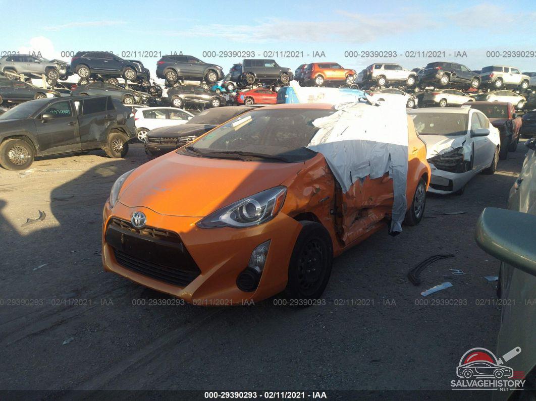 JTDKDTB36F1109586 2015 TOYOTA PRIUS C photo no. 2