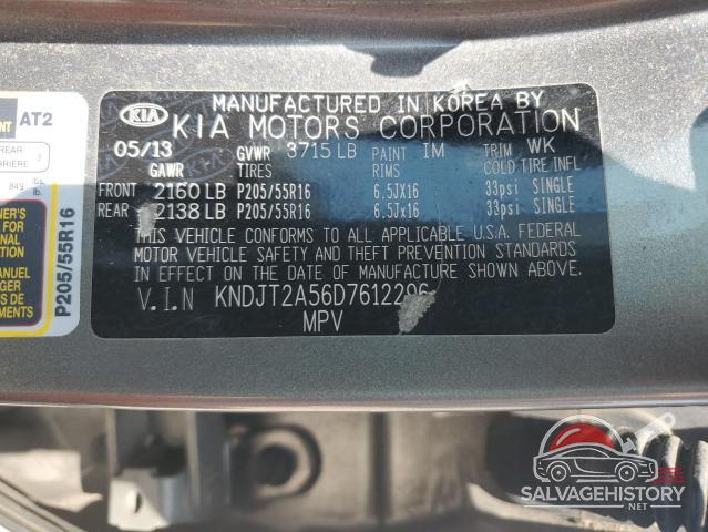 KNDJT2A56D7612296 2013 KIA SOUL photo no. 13