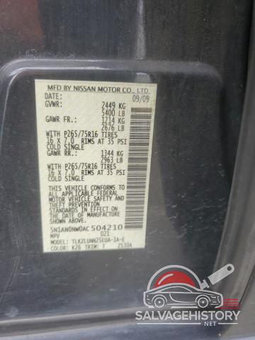 5N1AN0NW0AC504210 2010 NISSAN XTERRA photo no. 13