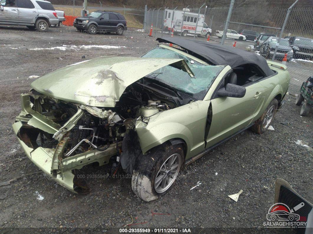 1ZVFT84N555231571 2005 FORD MUSTANG photo no. 2