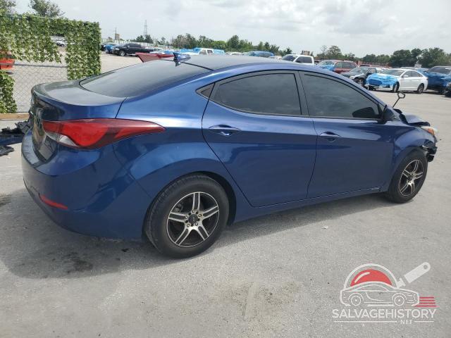 5NPDH4AEXGH785720 2016 HYUNDAI ELANTRA photo no. 3