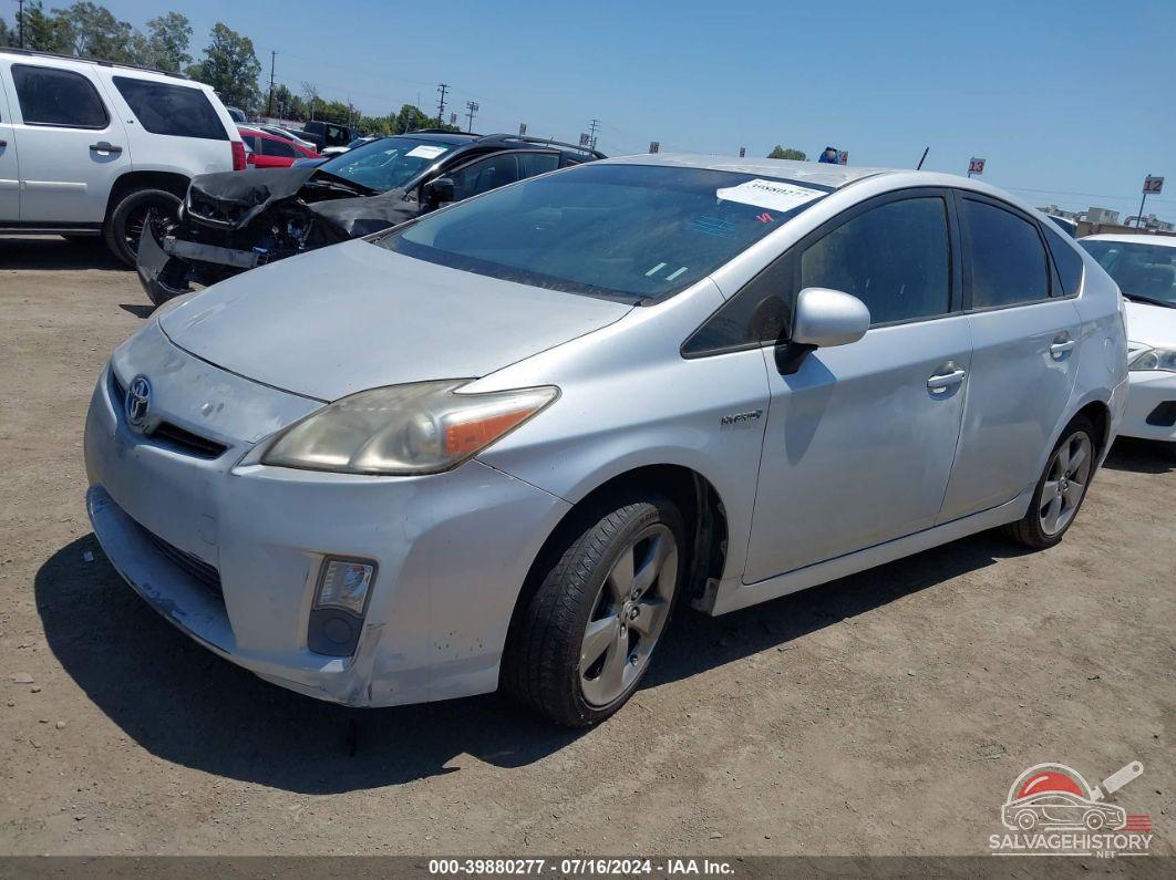 JTDKN3DUXA0052780 2010 TOYOTA PRIUS photo no. 2