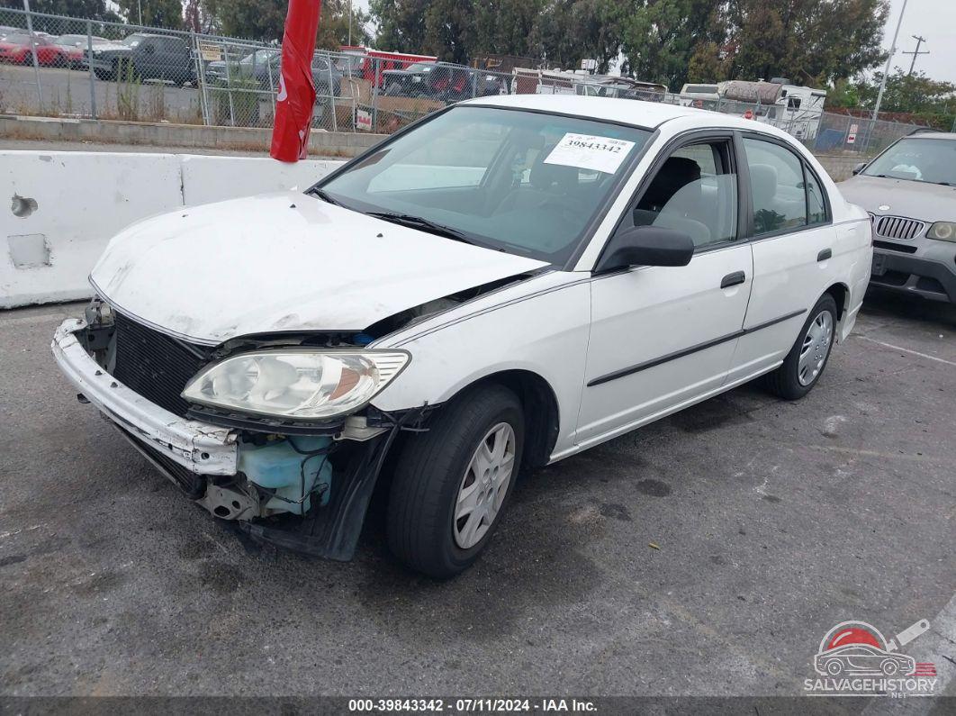2HGES16344H638746 2004 HONDA CIVIC photo no. 2