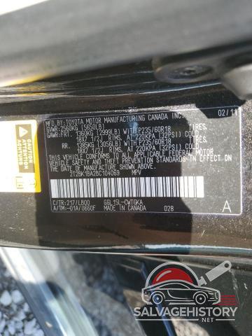 2T2BK1BA2BC104069 2011 LEXUS RX350 photo no. 13