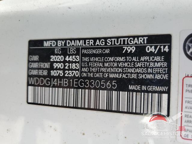 WDDGJ4HB1EG330565 2014 MERCEDES-BENZ C-CLASS photo no. 12