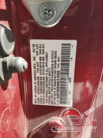 5J6YH28348L015269 2008 HONDA ELEMENT photo no. 12