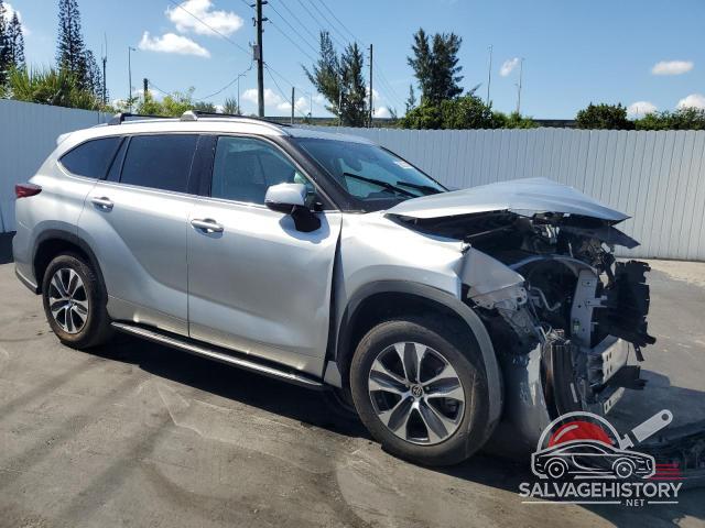 5TDGZRAH8MS521371 2021 TOYOTA HIGHLANDER photo no. 4