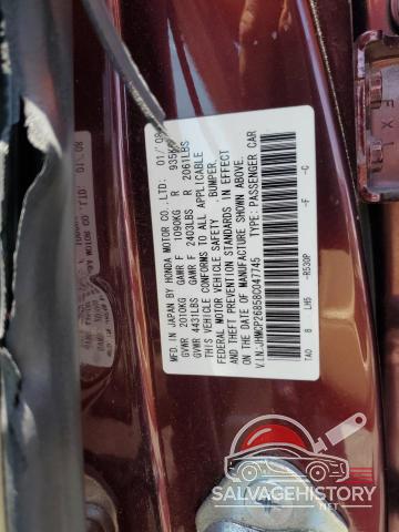 JHMCP26858C047745 2008 HONDA ACCORD photo no. 12