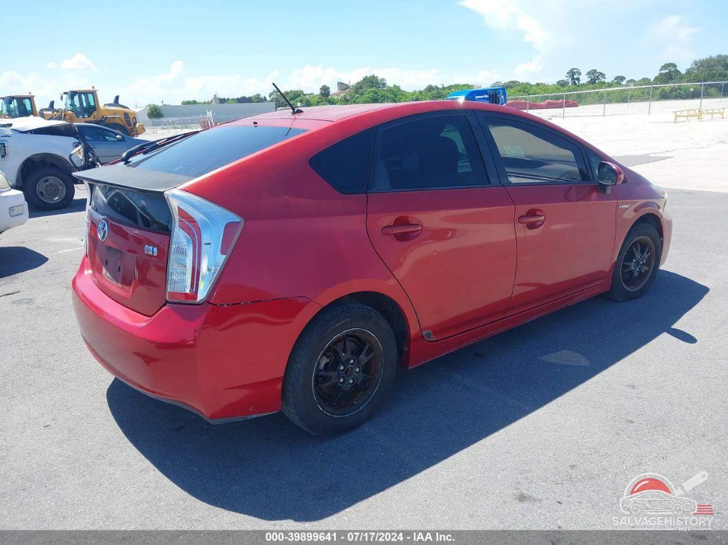 JTDKN3DU4E1809379 2014 TOYOTA PRIUS photo no. 4