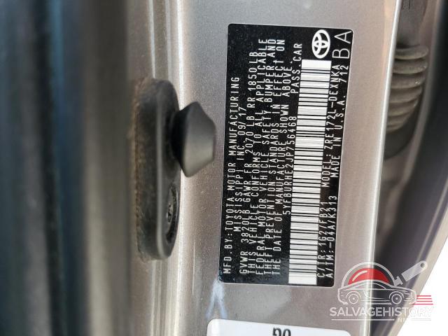 5YFBURHE2JP756468 2018 TOYOTA COROLLA photo no. 12