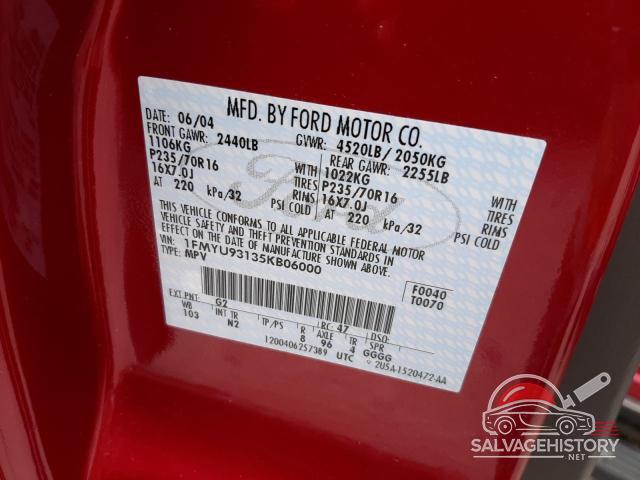 1FMYU93135KB06000 2005 FORD ESCAPE photo no. 13